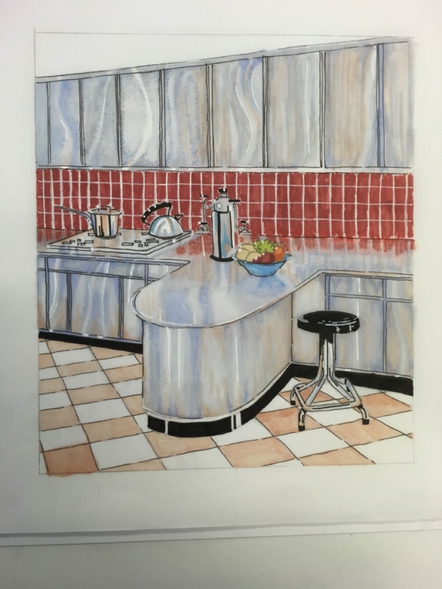 Rendered Illustration: Demonstrates Reflection